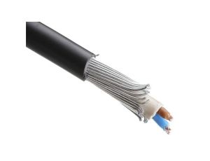 Kabel zbrojony, 1 kV, 600 V, 2-żyłowy, izolacja: Polichlorek winylu PVC, -15→ +90 C., RS PRO