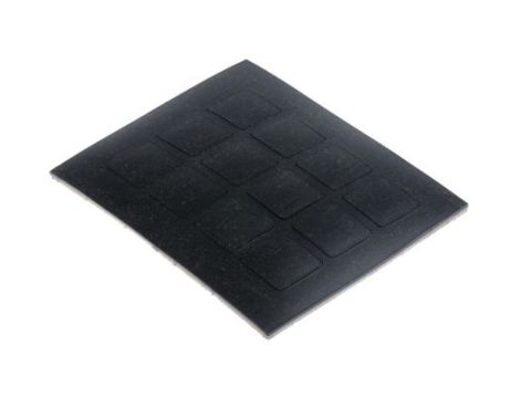 Podkładka antypoślizgowa, Klej, 20.5mm, Kwadratowa