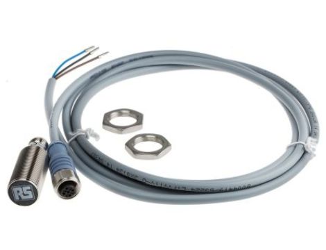 Czujnik indukcyjny PNP 5 mm cylindryczny M18 x 1 200 mA 10 → 30 V dc IP68 2.5kHz