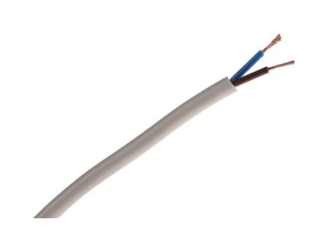 Sieciowy kabel zasilający 2 Core Polichlorek winylu PVC Sheath Biały 5.9mm od , 300 V