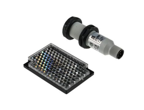 Czujniki fotoelektryczne Odbicie retro PNP NO cylindryczny zakres 3 m IP67