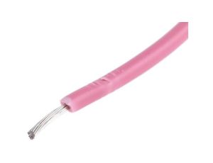 Kabel trzynormowy, dł. 100m 0,5 mm, 11 A, 1 kV DC, 600 V AC, Maks. +105C Różowy Zgodność z trzema normami, RS PRO