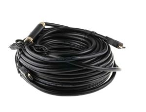 Zespół cyfrowych kabli wideo i monitorowych 25m Wtyk HDMI to Wtyk HDMI Czarny