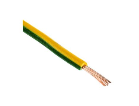 Kabel trzynormowy, dł. 100m 1,5 mm, 21 A, 1 kV DC, 600 V AC, Maks. +105C Zielony/Żółty Zgodność z trzema normami, RS