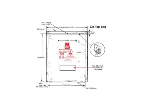 Opakowanie ESD, RS PRO