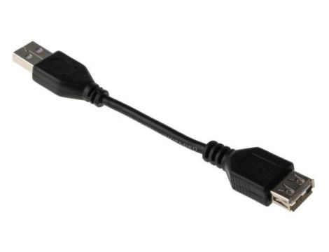 Kabel USB, dł. 120mm, kolor: Czarny