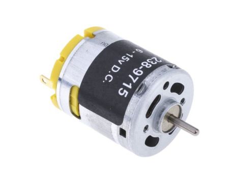 Silnik DC, 6 → 15 V., 770 ma, 5,75 W, 10668 obr./min, 58.8 gcm, RS PRO