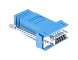 Adapter do złączy RJ, 9-stykowe D-sub żeńskie, RJ45 żeńskie