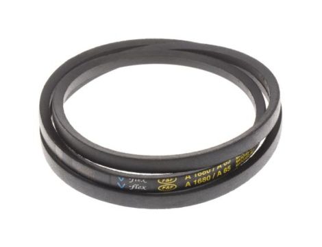 Pas napędowy, profil A, materiał: PET, guma, 13mm x 8mm x 1.65m, RS PRO