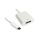 Kabel adaptera, 4K, do wyświetlaczy: 1, USB C, DisplayPort