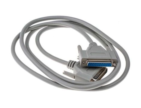 Kabel szeregowy, długość 2m, złącze A: Przewód D25-stykowy męski, złącze B: Złącze żeńskie D25-stykowe