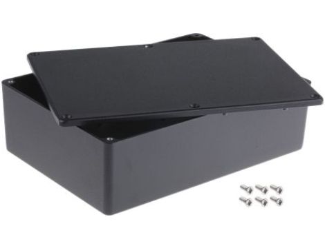 Obudowa ekranowana Czarny, 171.9 x 120.9 x 55mm, RS PRO