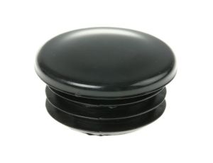 Zaślepka rur okrągła Okrągła wtyczka rury, kolor: Czarny, Ø 38.1mm / 100 szt. /