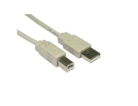 Kabel USB, dł. 1.8m, kolor: Szary