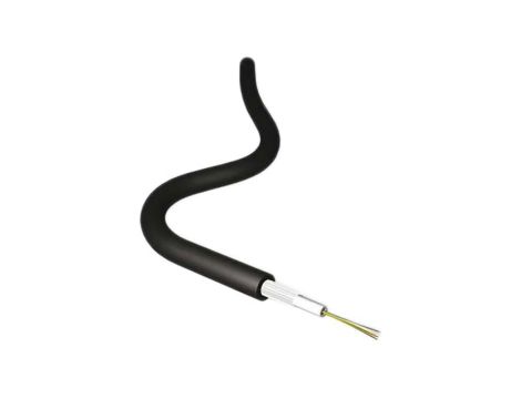 Kabel światłowodowy, rdzenie: 4 Niska emisja dymu, bez halogenu (LSZH), średnica: 0.0625mm, Wielomodowy, Czarny