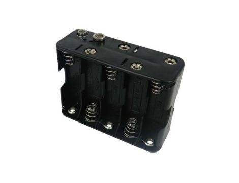 Uchwyt do baterii, x 10, montaż zatrzaskowy