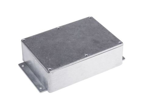 Obudowa ekranowana Srebrny z kołnierzem IP65 Neopren, 201.7 x 121.2 x 55.3mm, RS PRO