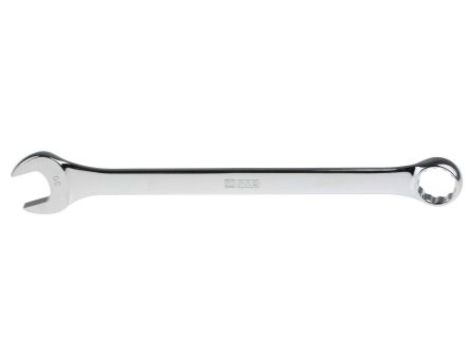 Klucz płasko-oczkowy, roz. 30 mm, dł. 394 mm, materiał: Stal chromowo-wanadowa, RS PRO