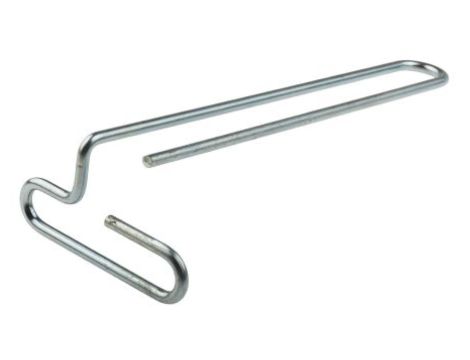 Uchwyt narzędziowy do montażu na panelu ściennym, w zestawie: Rozmiar 8 czop panelu z nawiewem, Miękka stal