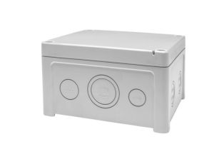 Obudowa ogólnego użytku Szary IP65 Poliuretan, 130 x 130 x 75mm, RS PRO