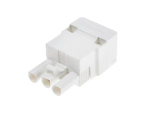 Złącze wtykowe do druku Biały 3-żyłowe, Wkręcane, 400 V Montaż na kablu