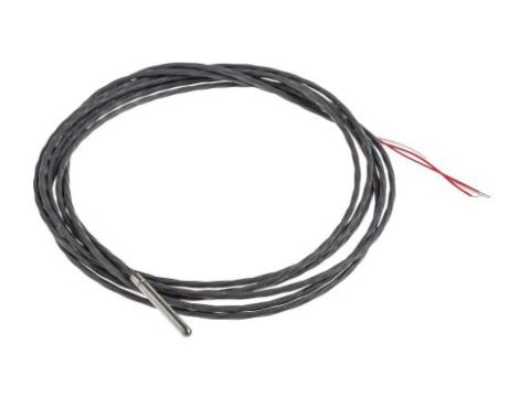 Termopara typ PT 100, -50C do +250C 30mm kabel 2m, Stal nierdzewna