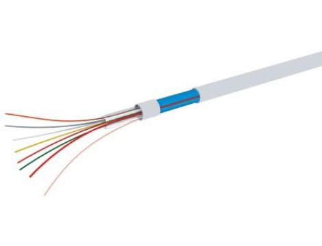 Wielożyłowy kabel do zabezpieczeń Ekranowany, dł. 100m, 200 V, 6-żyłowy, Ø 4mm, izolacja: Polichlorek winylu PVC, RS PRO