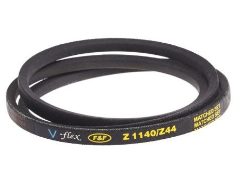 Pas napędowy, profil Z, materiał: PET, guma, 10mm x 6mm x 1.12m, RS PRO