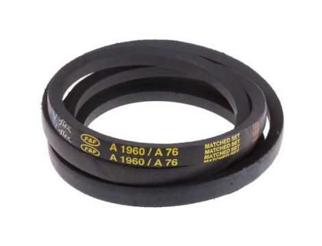 Pas napędowy, profil A, materiał: PET, guma, 13mm x 8mm x 1.93m, RS PRO