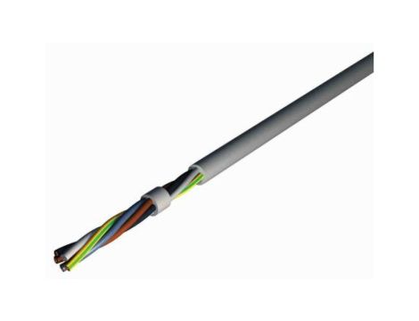 Elastyczny kabel 3 Core PVC Sheath Szary, 300/500 V