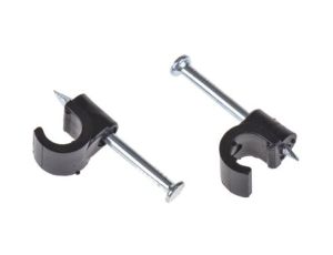 Spinka do kabli Obejma do kabla TV, 6mm, materiał: PE, 4.69 x 7.18mm, RS PRO