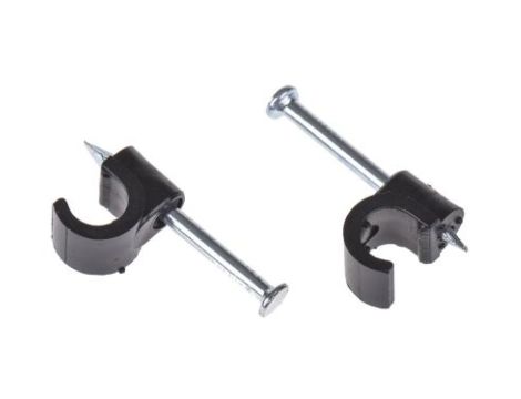 Spinka do kabli Obejma do kabla TV, 6mm, materiał: PE, 4.69 x 7.18mm, RS PRO