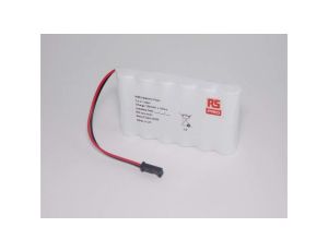 Pakiet akumulatorów AA NiMH, 7.2V, 940mAh, 6-ogniwowy, RS PRO
