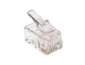 Złącze wtykowe modułowe RJ22, Męski, 4P4C-żyłowe, RS PRO 100szt.