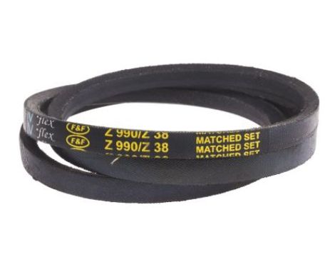 Pas napędowy, profil Z, materiał: PET, guma, 10mm x 6mm x 965mm, RS PRO