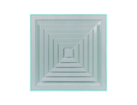Kratka wentylacyjna, Biały, Aluminium, 445 x 445mm 36.2mm