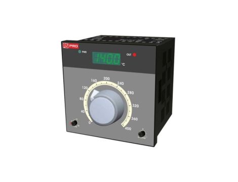 Regulator temperatury wł./wył. 2-wyjściowy, Uz 230 V AC, 96mm