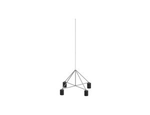 Maszt na czworonogu do zwodów poziomych wysokich 3m aluminium/ocynk ogniowy 65.3 AL/OG ZA 5P CZ 65153092