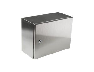 Szafka ścienna rozdzielcza, materiał: Stal nierdzewna typu 304, IP66, 400 x 300 x 200mm, RS PRO