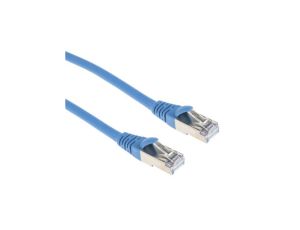 Kabel kategorii 6, Niebieski, Wtyk RJ45/męski RJ45dł.: 1m, mat. koszulki: LSZH