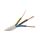 Sieciowy kabel zasilający 3 Core Polichlorek winylu PVC Sheath Biały 9.7mm od , 300 V, 500 V