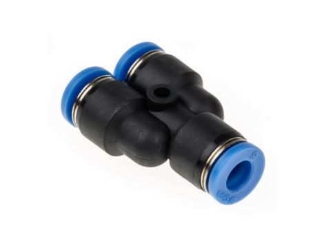 Pneumatic Y Tube-to-Tube Adapter, 10 barów