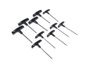 Zestaw kluczy Torx typu T, 10 szt., RS PRO