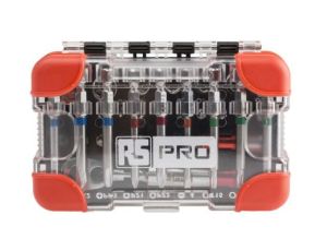 Zestaw końcówek wkrętakowych, materiał Stal nierdzewna, HEX 3, HEX 4, HEX 5, HEX 6, PH1, PH2, PH3, PZ1, PZ2, PZ3, SL4,