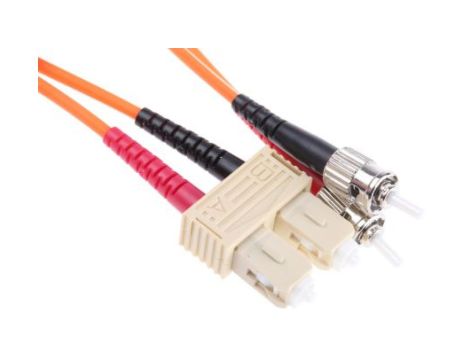 Kabel światłowodowy, średnica: 62.5/125m, OM1 Wielomodowy, Pomarańczowy, ST/SC