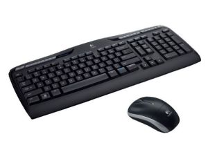 Zestaw bezprzewodowa klawiatura + mysz Logitech 920-003999 (membranowa USB 2.0 kolor czarny optyczna)