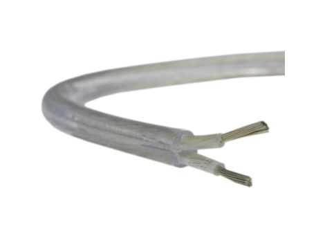 Przewód prądowy H03VV-F / OMY 300V 2x0,5 przezroczysty linka Alkri /100m/