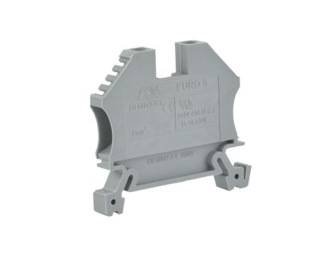 Złączka na szynę TH35 6mm2 szara