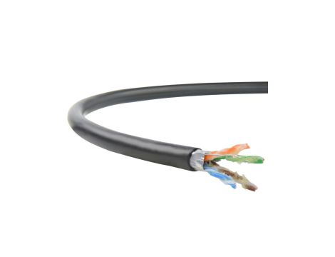 Kabel zewnętrzny żelowany FTPw kat.5e F/UTP 4x2x0,5 /100m/