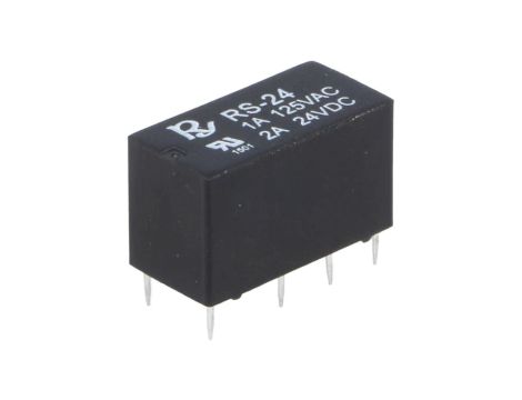 Przekaźnik elektromagnetyczny DPDT Ucewki 24VDC 1A/120VAC RS-24